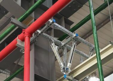 金门该抗震支架的整体式支吊架结构协调性好